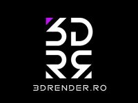Logo 3d render 2024 black site